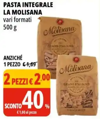 Tigros Pasta integrale LA MOLISANA offerta