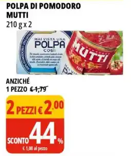 Tigros Polpa di pomodoro MUTTI offerta