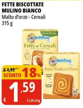 Tigros Fette biscottate MULINO BIANCO offerta