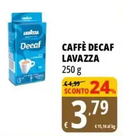 Tigros Caffè decaf LAVAZZA offerta