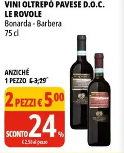 Tigros Vini oltrepò pavese D.O.C. LE ROVOLE offerta