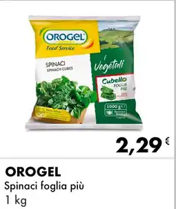 Iper Tosano OROGEL Spinaci foglia più offerta