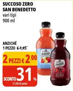 Tigros Succoso zero SAN BENEDETTO offerta