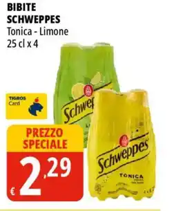 Tigros Bibite SCHWEPPES offerta
