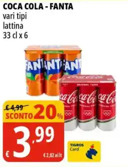 Tigros COCA COLA - FANTA offerta