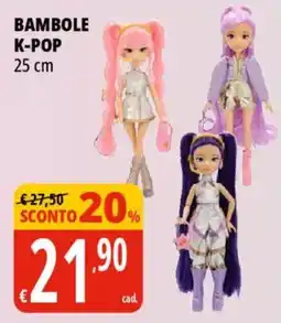 Tigros Bambole K-POP 25 cm offerta