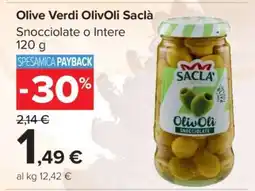 Carrefour OLIVE VERDI OLIVOLÌ SACLÀ offerta