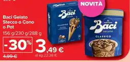 Carrefour Baci Gelato Stecco o Cono o Pot offerta