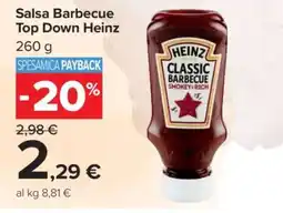 Carrefour Salsa Barbecue Top Down Heinz offerta