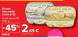 Carrefour Gelato Vaschetta Carte D’Or offerta