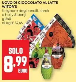 Pam Uovo di cioccolato al latte WITOR'S offerta