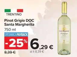 Carrefour Pinot Grigio DOC Santa Margherita offerta