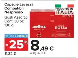 Carrefour Capsule Lavazza Compatibili Nespresso offerta