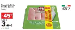 Carrefour Prosciutto Cotto Beretta Bipack offerta