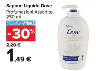 Carrefour SAPONE LIQUIDO DOVE offerta