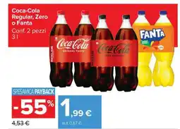 Carrefour Coca-Cola Regular, Zero o Fanta offerta