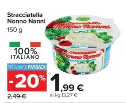 Carrefour Stracciatella Nonno Nanni offerta