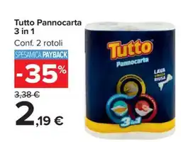 Carrefour Tutto Pannocarta 3 in 1 offerta