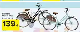 Carrefour Bicicletta Olanda Elba offerta