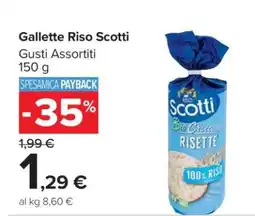 Carrefour Gallette Riso Scotti offerta