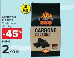 Carrefour Carbonella di Legna offerta