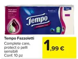 Carrefour TEMPO fazzoletti offerta
