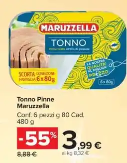 Carrefour Tonno Pinne Maruzzella offerta