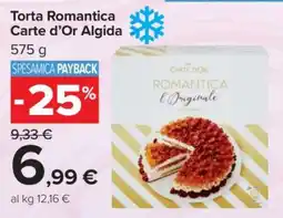 Carrefour Torta Romantica Carte d’Or Algida offerta