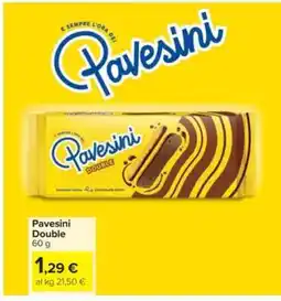 Carrefour Pavesini Double offerta