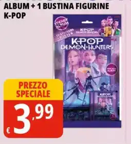 Tigros Album + 1 bustina figurine K-POP offerta