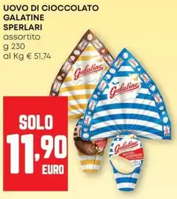 Pam Uovo di cioccolato galatine SPERLARI offerta