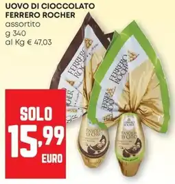 Pam Uovo di cioccolato FERRERO ROCHER offerta