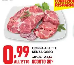 Pam Coppa a fette senza osso offerta