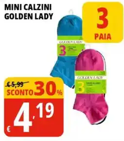 Tigros Mini calzini GOLDEN LADY offerta