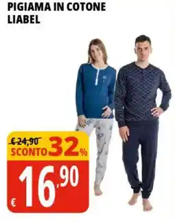 Tigros Pigiama in cotone LIABEL offerta