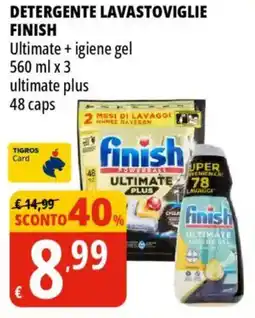 Tigros Detergente lavastoviglie FINISH offerta