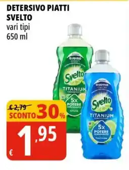 Tigros Detersivo piatti SVELTO offerta