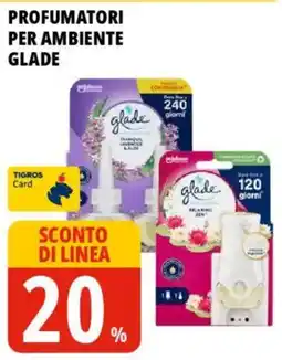 Tigros Profumatori per ambiente GLADE offerta