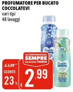 Tigros Profumatore per bucato COCCOLATEVI offerta