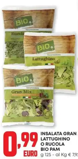 Pam Insalata gran mix, lattughino o rucola bio PAM offerta