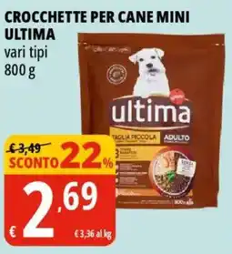 Tigros Crocchette per cane mini ULTIMA offerta