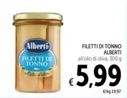 Spazio Conad Filetti di tonno ALBERTI offerta
