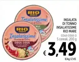 Spazio Conad Insalata di tonno insalatissime RIO MARE offerta