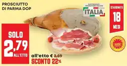 Pam Prosciutto di parma dop offerta