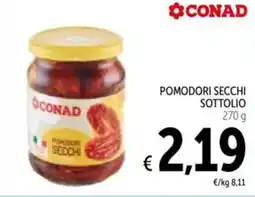 Spazio Conad Pomodori secchi SOTTOLIO offerta
