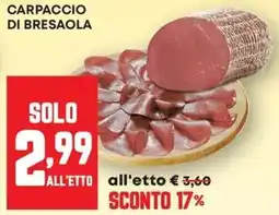 Pam Carpaccio di bresaola offerta