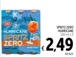 Spazio Conad Spritz zero HURRICANE offerta