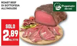 Pam Roast beef di sottofesa all'inglese offerta
