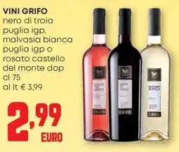 Pam Vini grifo nero di troia puglia igp offerta