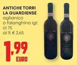 Pam Antiche torri la guardiense aglianico o falanghina igt offerta